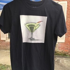 Halloween Inktober “tasty” martini glass T-shirt